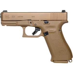 This is the picture of GLOCK G19X Gen5 NS 9mm Compact 17-Round Pistol. Buy shotgun online