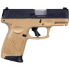 This is the profile of Taurus G3 Compact FDE 9mm Luger Pistol